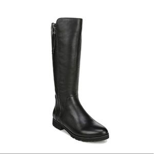 Naturalizer Black Gael Leather Wide-Calf Boot Women’s Size 5 NEW in Box
